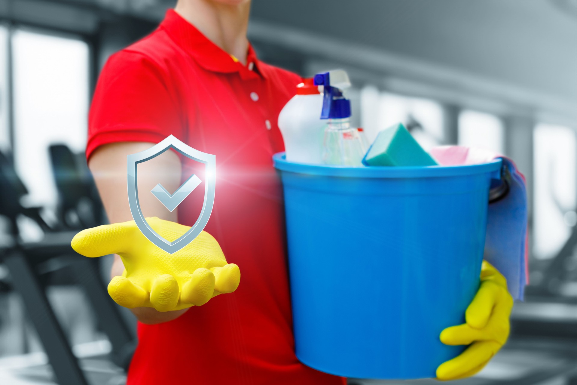 Guarantee of quality cleaning services in action.